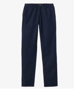 Pantalon homme coupe chino en lin mélangé